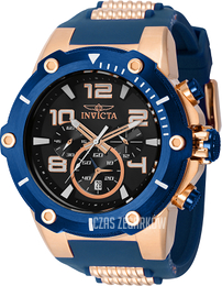 Invicta Speedway Czarny/Stal w odcieniu złota Ø51.5 mm 40896