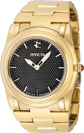 Invicta Reserve Czarny/Stal w odcieniu złota Ø38 mm 41084