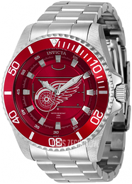 Invicta Nhl Czerwony/Stal Ø47 mm 42256