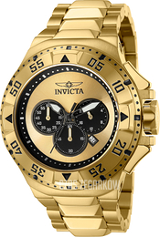 Invicta Excursion Żółte złoto/Stal w odcieniu złota Ø50 mm 43647