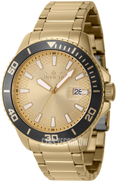 Invicta Pro Diver Żółte złoto/Stal w odcieniu złota Ø45 mm 46069