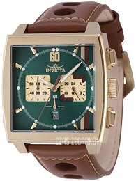 Invicta S1 Rally Zielony/Skóra 46854