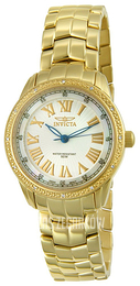 Invicta Wildflower Biały/Stal w odcieniu złota Ø32 mm 5059