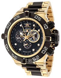 Invicta Subaqua Czarny/Pozlacana Ø50 mm 6536