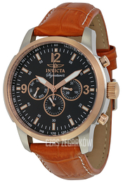 Invicta Signature Czarny/Skóra Ø45 mm 7340