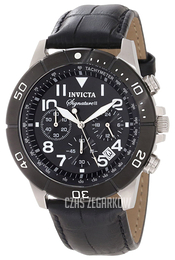 Invicta Signature II Czarny/Skóra Ø43.5 mm 7345