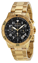 Invicta Signature II Czarny/Stal w odcieniu złota Ø43.5 mm 7470
