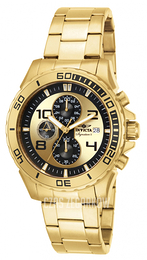 Invicta Signature II Żółte złoto/Stal w odcieniu złota Ø45 mm 7472