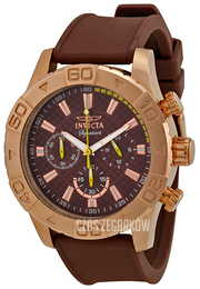 Invicta Signature Brązowy/Guma Ø45 mm 7496