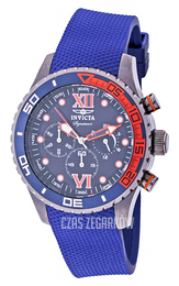 Invicta Signature Niebieski/Guma Ø45 mm 7506