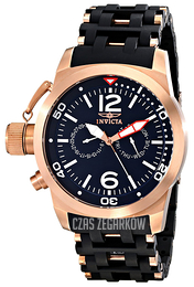Invicta Sea Spider Czarny/Stal w kolorze różowego złota Ø48 mm 80048