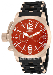 Invicta Sea Spider Czerwony/Stal w kolorze różowego złota Ø48 mm 80049