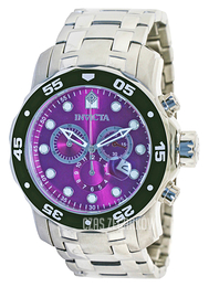 Invicta Pro Diver Purpurowy/Stal Ø48 mm 80054