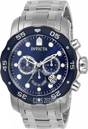 Invicta Pro Diver Niebieski/Stal Ø49 mm 80057