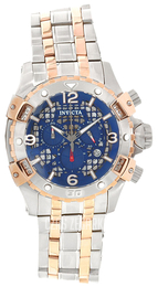 Invicta Specialty Niebieski/Stal w kolorze różowego złota Ø48 mm 80232