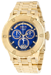 Invicta Reserve Niebieski/Stal w odcieniu złota Ø52 mm 80488