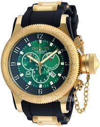 Invicta Russian Diver Zielony/Stal w odcieniu złota Ø52 mm 90092