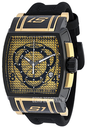 Invicta S1 Żółte złoto/Guma 90096