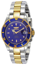 Invicta Pro Diver Niebieski/Stal w odcieniu złota Ø40 mm 9938OB