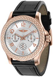 Invicta I By Invicta Srebrny/Skóra Ø38 mm IBI36520