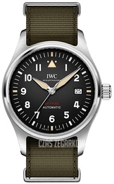 IWC Pilots Spitfire Czarny/Tkanina Ø39 mm IW326801