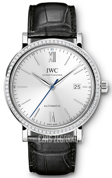 IWC Portofino Srebrny/Skóra Ø40 mm IW356514