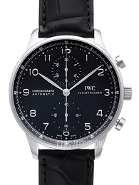 IWC Portuguese Czarny/Skóra Ø40.9 mm IW371447