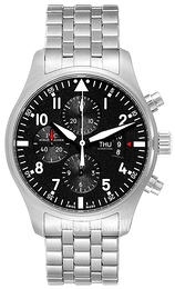 IWC Pilots Chronograph Czarny/Stal Ø43 mm IW377704