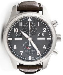 IWC Pilots Spitfire Szary/Skóra Ø46 mm IW379107