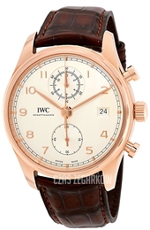 IWC Portuguese Biały/Skóra Ø42 mm IW390301