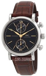 IWC Portofino Czarny/Skóra Ø39 mm IW391404