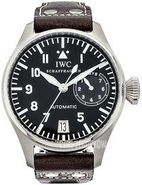 IWC Big Pilot Czarny/Skóra Ø46 mm IW500201