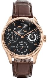 IWC Portuguese Czarny/Skóra Ø44 mm IW502103