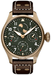 IWC Pilots Spitfire Zielony/Skóra Ø46.2 mm IW503601