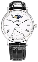 IWC Vintage Collection Portofino Hand-Wound Biały/Skóra Ø46 mm IW544805