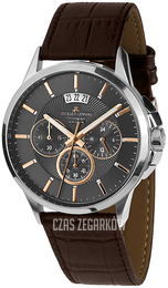 Jacques Lemans Sydney Szary/Skóra Ø42 mm 1-1542H