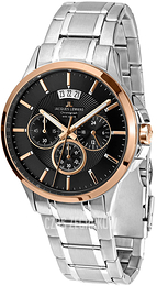 Jacques Lemans Sydney Czarny/Stal Ø42 mm 1-1542J