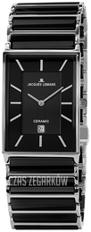 Jacques Lemans York Czarny/Stal 1-1593.1A