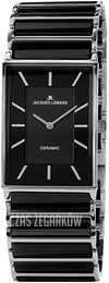 Jacques Lemans York Czarny/Czeramiczna 1-1594A