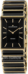 Jacques Lemans York Czarny/Czeramiczna 1-1651D