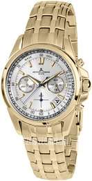 Jacques Lemans Liverpool Srebrny/Stal w odcieniu złota Ø40 mm 1-1830H