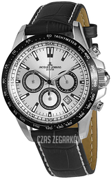 Jacques Lemans Liverpool Srebrny/Skóra Ø42 mm 1-1836A
