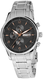 Jacques Lemans London Czarny/Stal Ø44 mm 1-1844K