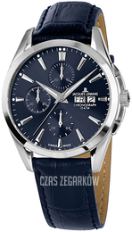 Jacques Lemans Derby Niebieski/Skóra Ø42 mm 1-1925C