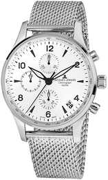 Jacques Lemans London Biały/Stal Ø44 mm 1-1935E
