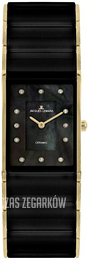 Jacques Lemans Dublin Czarny/Stal w kolorze różowego złota Ø24 mm 1-1940J