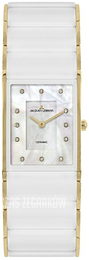 Jacques Lemans Dublin Biały/Stal w kolorze różowego złota Ø24 mm 1-1940K