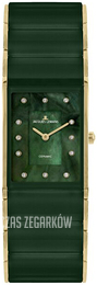 Jacques Lemans Dublin Zielony/Stal w kolorze różowego złota Ø24 mm 1-1940M
