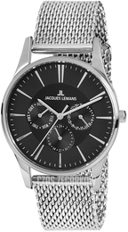 Jacques Lemans London Czarny/Stal Ø40 mm 1-1951E