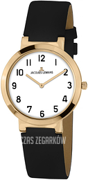 Jacques Lemans Milano Biały/Skóra Ø36 mm 1-1997K